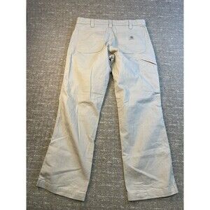 Men’s Carhartt Relaxed Fit 34x30 Khaki  Rugged Flex Canvas Work Pant